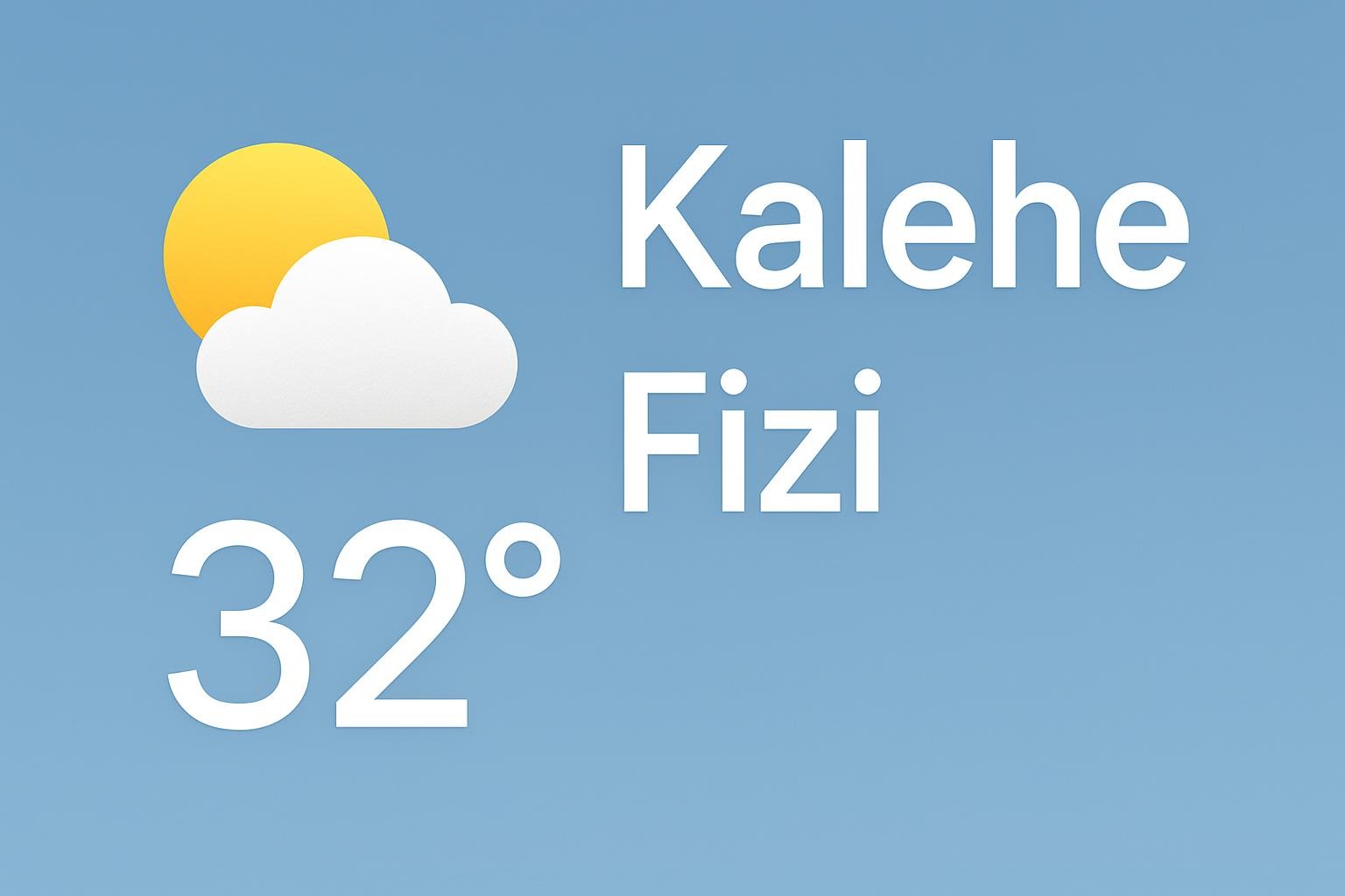Météo actuelle : 32°C à Kalehe, Fizi, 30°C à Kinshasa, 25°C à Bukavu