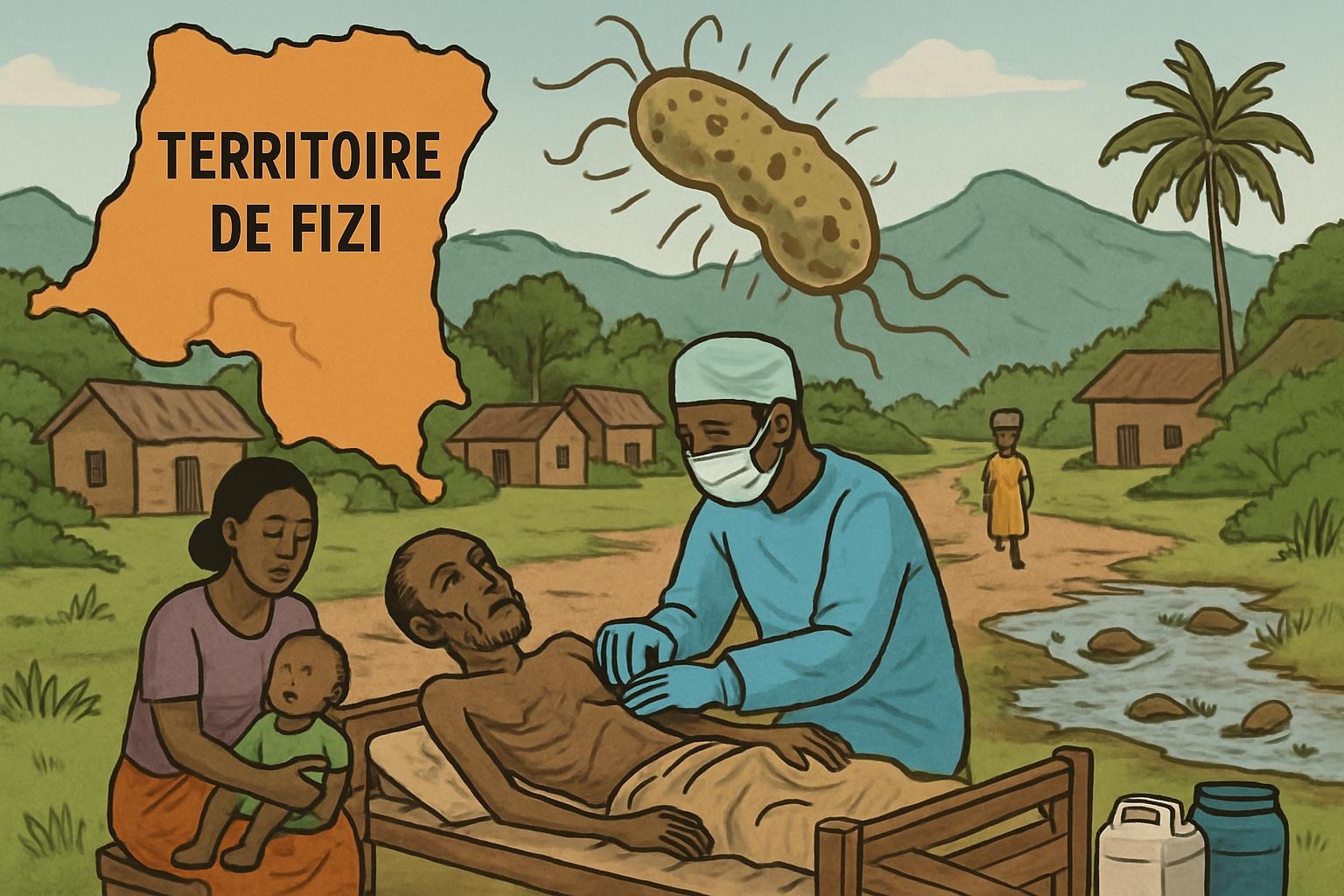 Fizi face au choléra : Nundu sans assistance médicale depuis juillet !