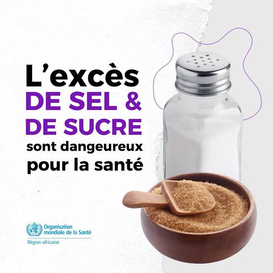 Santé mondiale en danger : L’OMS sonne l’alerte sur sel et sucre
