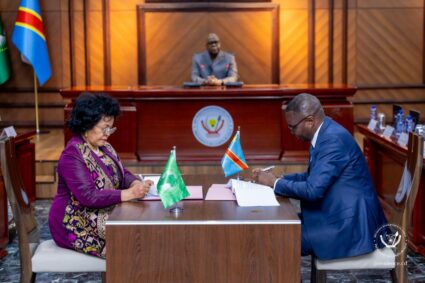 RDC-UA : l’accord de siège de l’AUDA-NEPAD signé à Kinshasa