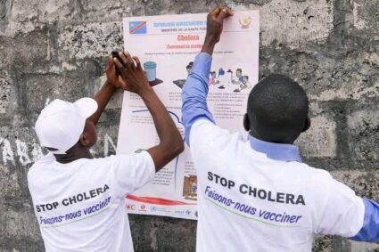 Sud-Kivu : 449 cas suspects de choléra enregistrés en une semaine