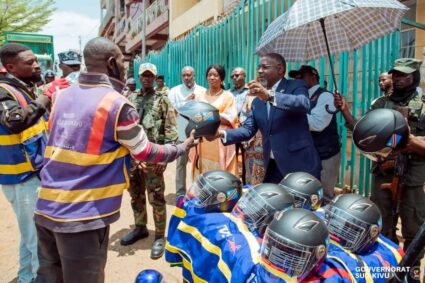 Sud-Kivu : les motards appelés à porter des casques homologués