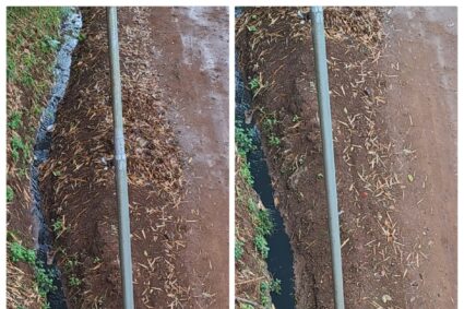 Bukavu : la pluie révèle des eaux noires et malodorantes à Nyalukemba